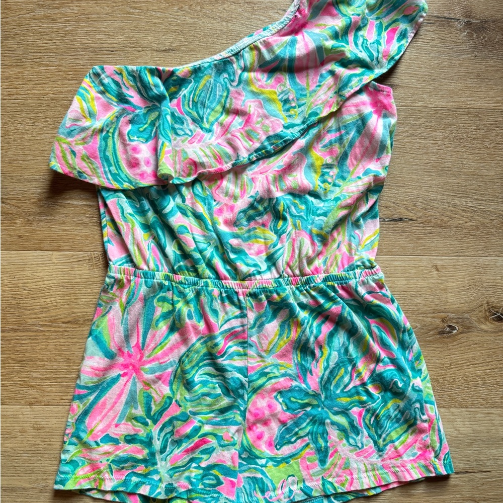 Lilly Pulitzer One Shoulder Romper